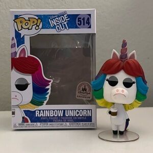 Funko Pop Inside Out Rainbow Unicorn Vinyl Figure
